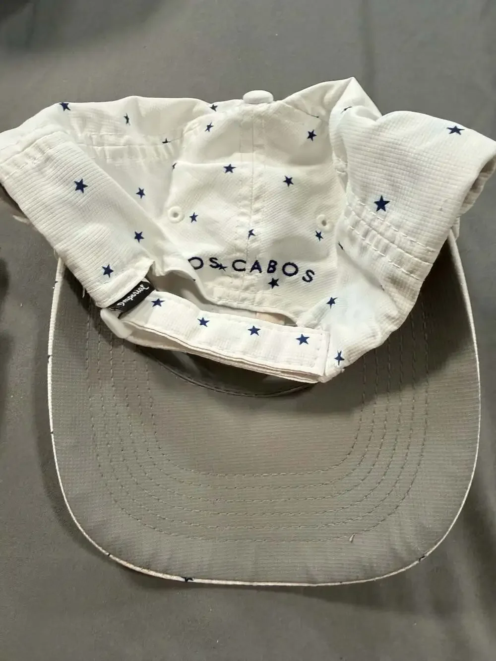 Quivira Golf Club Imperial Hat White Blue Stars Strapback Los Cabos